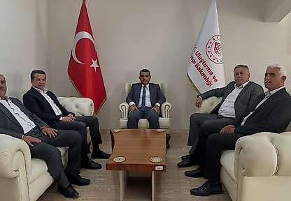 Başkan Olgun'dan Ulaştırma Bakanlığı 7.Bölge Müdürü Çatulay'a ziyaret