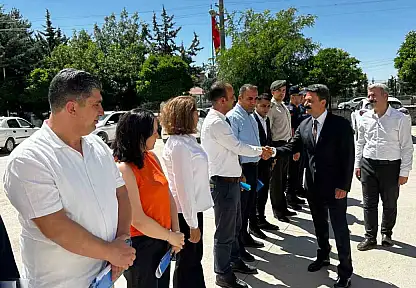Besni Kaymakamı Ahmet Oğuz Aslan görevine başladı