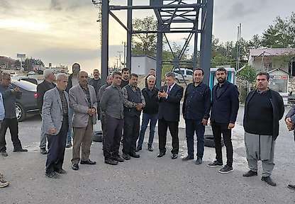 Besni Merinos Karma Sanayi Sitesi girişine modern nizamiye çalışması