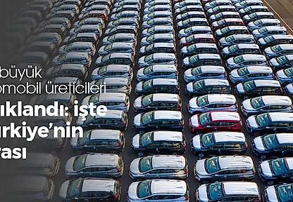 En çok otomobil üreten ülkeler açıklandı! İşte Türkiye'nin sırası