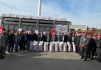 Gölbaşı çiftçisine 50 ton nohut tohumu dağıtıldı