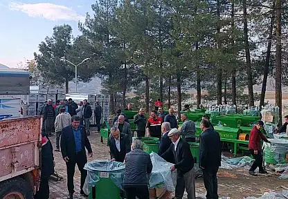Adıyaman Gölbaşı'nda çiftçilere makine ve ekipman desteği