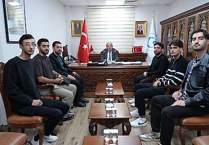 İyiliğin Geleceği Topluluğu öğrencileri Rektör Keleş ili bir araya geldi