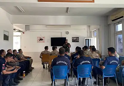Jandarma personeline av sezonu eğitimi verildi