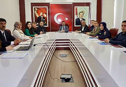Kahta'da Kadına Yönelik Şiddetle Mücadele ve İlçe Çocuk Koordinasyon Kurulu Toplantısı gerçekleştirildi