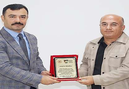 Kaymakam Soysal'dan Adıyaman News Haber Ekibine Teşekkür Plaketi