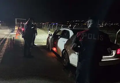 Konteyner kentlerde asayiş uygulaması yapıldı