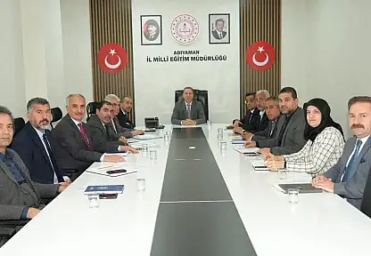 Milli Eğitim müdürlüğünde değerlendirme toplantısı gerçekleştirildi