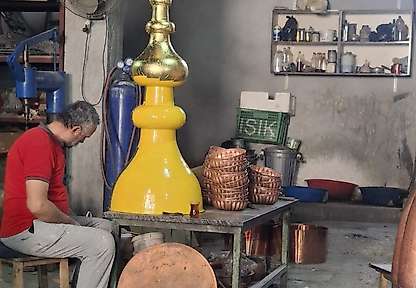 Rize'deki Recep Tayyip Erdoğan Camii'ne Kahta'dan İtalyan Manetti Altın Varak Tedarik