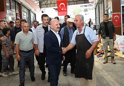 Vali Osman Varol, Besni esnafını ziyaret etti