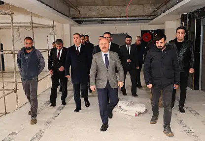 Vali Osman Varol Samsat ilçesinde incelemelerde bulundu