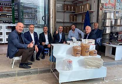 Yeniden Refah Partisi teşkilat üyelerinden esnaf ziyareti