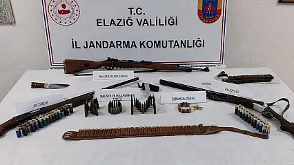 Elazığ'da silah operasyonu