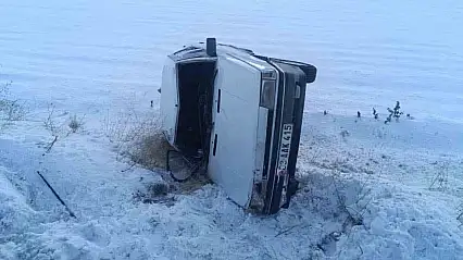 Kaygan zemin kazaya neden oldu: 1 yaralı