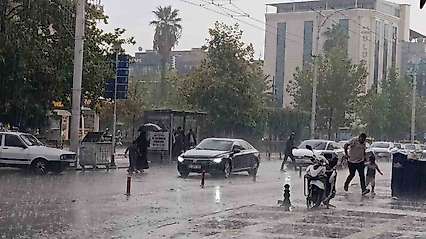 Şanlıurfa'da yağış etkili oldu