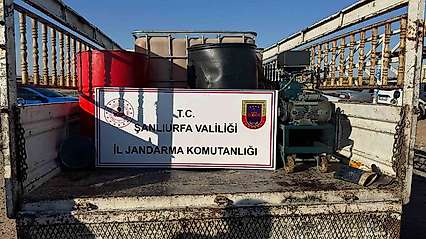 Viranşehir'de 650 litre kaçak akaryakıt ele geçirildi
