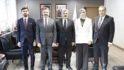 Adıyaman heyetinden Bakan yardımcısı Aydın'a ziyaret