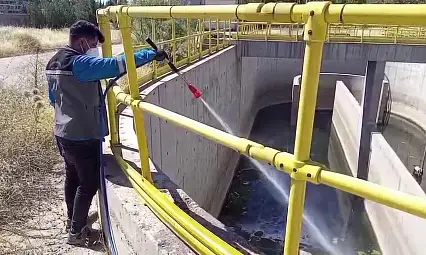 Adıyaman Belediyesi larva mücadelesini yoğunlaştırdı