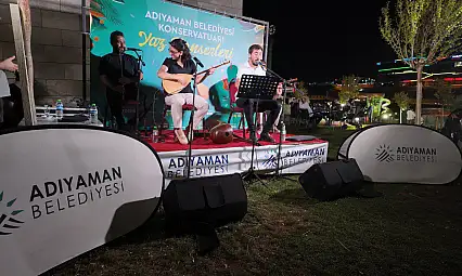 Adıyaman Belediyesi'nden Yaz Konseri Coşkusu
