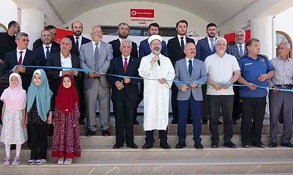 Adıyaman'da deprem sonrası yapılan cami ve Kur'an kurslarının toplu açılışı yapıldı