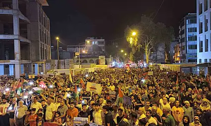 Adıyaman'da Filistin için dayanışma yürüyüşü