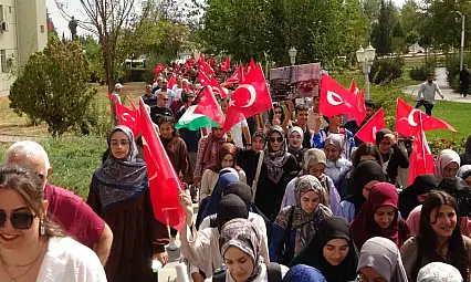 Adıyaman'da, Gazze için anma ve dayanışma programı düzenlendi