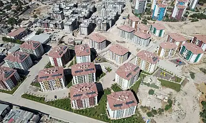 Adıyaman'daki kentsel dönüşüm alanında modern binalar yükseldi