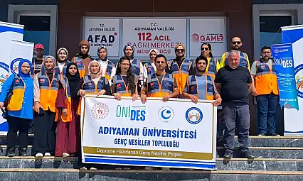 Adıyaman Üniversitesinde 'Depreme hazırlanan genç nesiller' eğitimi başarıyla tamamlandı