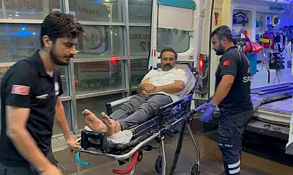 Akrebin soktuğu kişi hastaneye kaldırıldı