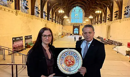 Başkan Dim'den Türk Kökenli İngiltere Milletvekili Nesil Çalışkan'a ziyaret