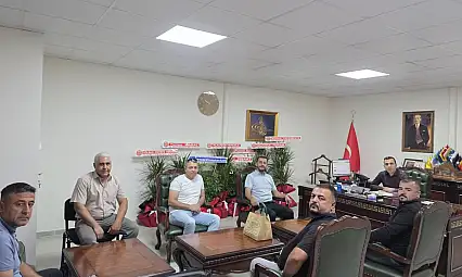 Başkan Elmalı'dan Kaymakam Algın'a ziyaret