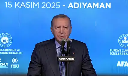 Cumhurbaşkanı Erdoğan'dan Adıyaman'a hızlı tren müjdesi