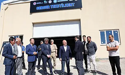 Gerger Tekstilkent faaliyete geçiyor: İlk etapta 200 kişi istihdam edilecek