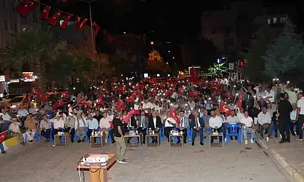 Kahta'da 15 Temmuz Milli Birlik ve Demokrasi Günü anıldı