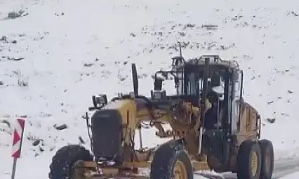Kapanan Nemrut Dağı yolu ulaşıma açıldı