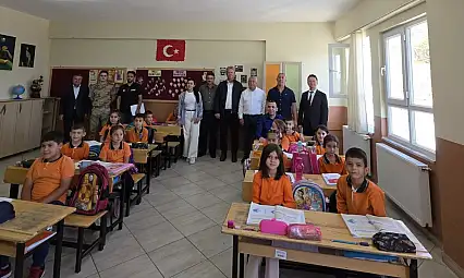 Kaymakam Algın'dan Yeşilova Köyü İlkokulu'na ziyaret