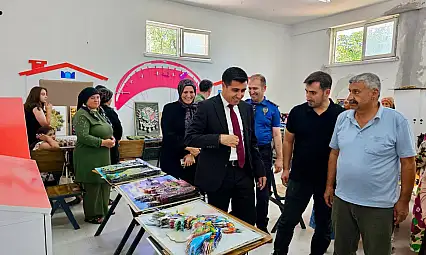 Kaymakam Güngör, Tut Aile Destek Merkezini ziyaret etti
