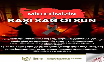 Kaymakam Soysal: 'Milletimizin Başı Sağ Olsun'