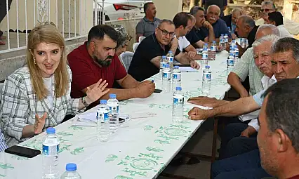 Milletvekili Ölmeztoprak, Kale ve Hekimhan'da sulama suyu toplantıları gerçekleştirdi