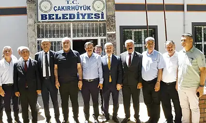 Milletvekili Özhan'dan Çakırhüyük belediyesine ziyaret
