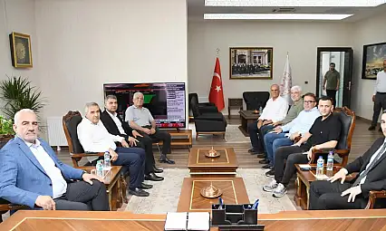 Milletvekili Özhan'dan Samsat Kaymakamı Gökçayır'a ziyaret