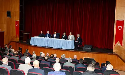 Recep İçme Suyu için geniş katılımlı bilgilendirme toplantısı düzenlendi