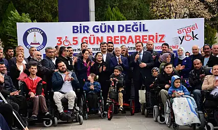 Şahinbey Belediyesi'nden 177 engelliye akülü ve manuel tekerlekli sandalye
