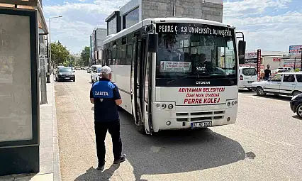 Toplu taşıma araçlarına sıkı denetim