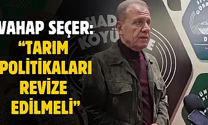 Vahap Seçer'den Mersin Tarım Fuarı'nda kritik tarım ve kent mesajları