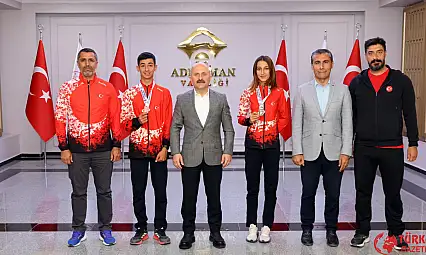 Vali Varol, Balkan şampiyonlarını ödüllendirdi