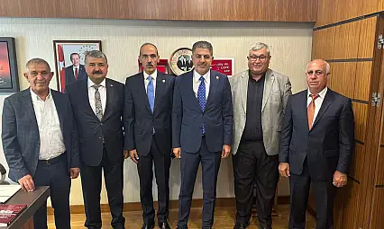 Ziraat odası başkanlarından Milletvekili Şan'a ziyaret
