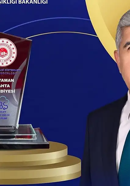 Kahta Belediyesi'ne Dijital Belediyecilikte 'Başarı Ödülü' verildi