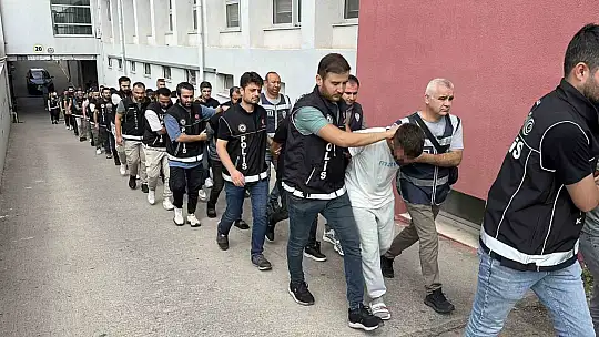 Uyuşturucu operasyonunda 152 kişi tutuklanarak cezaevine gönderildi