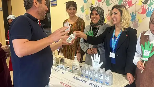 Adıyaman'da 15 Ekim Dünya El Yıkama Günü farkındalık etkinliği